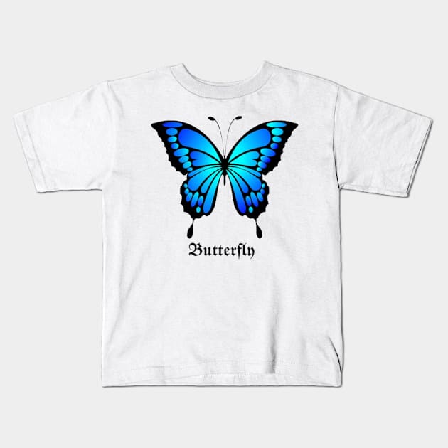 "Butterfly" cooles günstiges Schmetterlingdesign Kids T-Shirt by Arts-Y